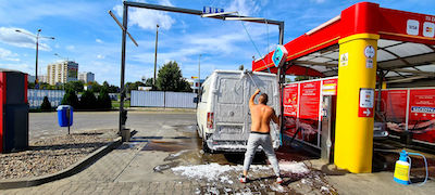 Stanowisko Bus z dużym podestem